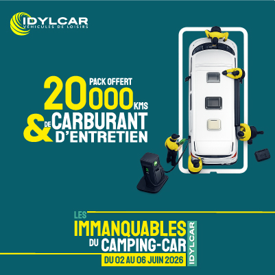 Pack camping-car Idylcar 3️⃣ : carburant et entretien – offert*